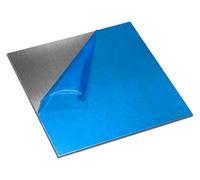 Tôle d'aluminium 1060, 100 × 100-200 × 200 mm, épaisseur 5 mm, idéale for l'artisanat et la décoration intérieure, 100 × 200 × 5 mm(100x200x5mm)