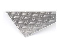 Tôle d'aluminium Duett 3/5 mm - Plaque ondulée en aluminium - Découpe de la tôle fine - Dimensions au choix : 400 x 600 mm