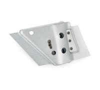 Tôle de fixation de charnière de porte gauche pour 2CV AZ-AZAM à partir de 1965 - supérieure