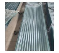 Tôle de toiture ondulée, plaque de fibre de verre for éclairage naturel, puits de lumière industriel, for l'isolation thermique des cours, parkings et balcons.(120cm-5 pieces,0.15cm)