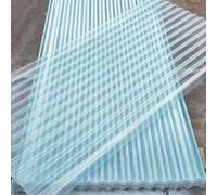 Tôle de toiture Transparente, tôle ondulée de 1,5 mm, Panneau de revêtement Isolant, tuiles de toiture Solaire, Panneaux de lumière Naturelle en Fibre de Verre, abri de Voiture étanche à la