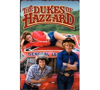 Tôle Décorative The Dukes Of Hazzard - Daisy & La General Lee - Style Rétro Américain 30x20cm
