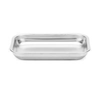 Tôle En Acier Rectangulaire Basse 40x28cm Antiadhésive Inox 2285040