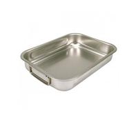 Tôle En Acier Rectangulaire Haute 25x19cm Antiadhésive Inox 2284525