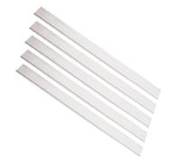 Tôle fine, barre plate en aluminium 5 pièces longueur 500 mm, bandes de tôle d'aluminium plates épaisseur 2 mm for la construction et l'automobile,