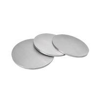 Tôle métallique ronde plate en fer A3 - 60 mm de diamètre, plaque de fer polyvalente for le bricolage, les projets industriels et le travail des métaux(1.5mm 5pcs)