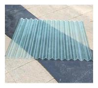 Tôle Ondulée En Polycarbonate D'éclairage Du Jour,Panneaue De Toit En Plastique Transparent,Feuille De Toit Anti-Pluie,Plaque De Toiture Silencieuse Et Autonettoyante,10Pcs-0.9x1.3m(35x51in)