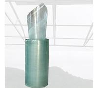 tole ondulée toiture transparent Panneau de toiture transparent résistant aux intempéries, tôle de toiture pour abribus, puits de lumière, usine, auvent, panneaux en(L 1m/3.3ft,W 1m/3.3ft)