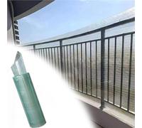 tole ondulée toiture transparent Panneaux d'avant-toit en polycarbonate anti-poussière pour hangar, local de stockage, puits de lumière intérieur, tuiles d'éclairage en(L 14m/45.9ft,W 0.7m/2.3ft)