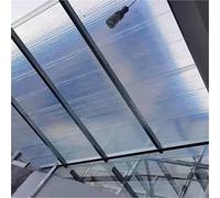 tole ondulée toiture transparent Tôle Ondulée En Fibre De Verre De Protection Contre Les Intempéries, Panneaux De Toiture Transparents De 90 Cm Largeur Pour Abri(2 pcs,L W 1.1 x 0.9m/43.3 x 35.4in)