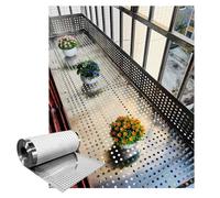 Tôle perforée en acier inoxydable 304，Inox Acier Perforé Tôle, Expansé Métal Maille Plaque Paravent Décoratif Mailles，surface en maille lisse， pour Ventilation Grill(W10*L400cm/W3.93*L157.4in)