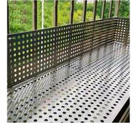 Tôle Perforée en Acier Inoxydable 304, Plaque Métallique Industrielle, Filets De Balcon pour Chat, Tapis en Maille Anti-Chute étanche pour Fenêtre, Grilles D'écran, 3 Pcs, 0.6x1M