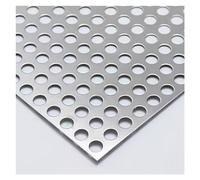 tôle perforée en acier inoxydable, Tôle Perforée Acier Inoxydable 304 8mm Argent 30x(100-500) cm(30x250cm)