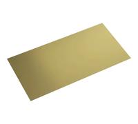 Tôle Reely 297097 laiton (L x l) 400 mm x 200 mm 1 pc(s)