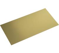 Tôle Reely 297097 laiton (L x l) 400 mm x 200 mm 1 pc(s)