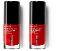 Toleriane Vernis Silicium 24 Rouge parfait À Ongles New 2x6 ml