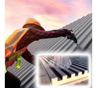 Tôles de toiture en tôle ondulée imperméable, panneaux de plafond épais, couverture de toit en tôle(L 3.3m/129.9in)