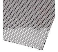 Tôles métalliques perforées, Tailles multiples de la feuille perforée 4-10mm 1-2mm maille augmentée en métal l'acier inoxydable 304(6mm Mesh 2mm T,30x30cm)