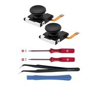 Tolesum 3D TMR Effect Sensor Joystick de Remplacement pour Manette NS Switch/Switch OLED Joy-Con/Switch Lite,Thumb Stick Capuchons de Stick avec Tournevis Kit d'outils de Reparation-Pas pour Switch 2
