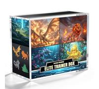 Tolesum Boîte Acrylique Aimantée 5 mm pour Elite Trainer Box ETB | Protection ETB Anti-UV, Intérieur 19 x 17 x 9 cm, ETB Standard Seulement, Boîte Livrée Vide