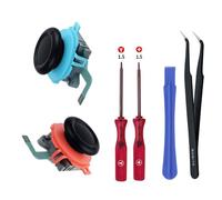 Tolesum Joystick Switch 2, Kit de 2 Sticks 3D et 4 Outils pour Joy-Con 2 | Kit Réparation Joycon Switch 2 avec Tournevis Y et Cruciforme, Levier, Pincette et Joystick 3D de Rechange pour Manette