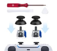 Tolesum Kit de Réparation Joysticks TMR pour Manette PS5, 2 Joysticks Analogiques avec Capuchons, Tournevis et Outils, Technologie TMR à Réponse Rapide