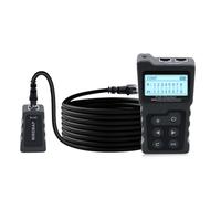 Tolesum Testeur de réseau avec PoE, RJ45 - Avec écran LCD - Pour câble réseau Cat5/Cat6 - Test de tension et de courant