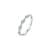 Tolldek Au 375/585/750 Paire d'alliances en or blanc 9 K/14 K/18 K Taille 47-65, 950 Platinum, Diamant