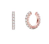 Tolldek Boucles d'oreilles vintage pour femme - Or blanc 375 9 carats - Moissanite classique - Boucles d'oreilles Boho en or véritable 9 carats, Or rose 9 carats (375), Moissanite