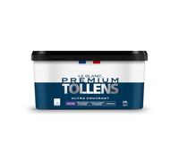 Tollens - Peinture Blanche - Murs, Plafonds & Boiseries - Blanc Premium - Pièces Sèches et Humide - Ultra couvrante - Lessivable - Rapide - Ecolabel - Velours - BLANC - 2L5 = 30m²