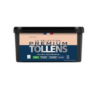 Tollens - Peinture Couleur - Murs, Boiseries & Radiateurs - La Sélection Premium - Pièces sèches et humides - Ultra couvrante - Ultra résistante - Ecolabel - Satin - BLANC GLACÉ - 0L5 = 6m²