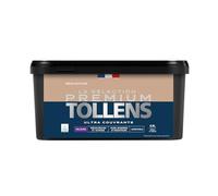 Tollens - Peinture Couleur - Murs, Boiseries & Radiateurs - La Sélection Premium - Pièces sèches et humides - Ultra couvrante - Ultra résistante - Ecolabel - Velours - BRUN ANTILOPE - 2L5 = 30m²