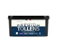 Tollens - Peinture Couleur - Murs, Boiseries & Radiateurs - La Sélection Premium - Pièces sèches et humides - Ultra couvrante - Ultra résistante - Ecolabel - Velours - BLANC COTON - 2L5 = 30m²