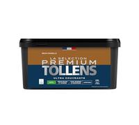 Tollens - Peinture Couleur - Murs, Boiseries & Radiateurs - La Sélection Premium - Pièces sèches et humides - Ultra couvrante, résistante & rapide - Ecolabel - Satin - BRUN CANNELLE - 2L5 = 30m²