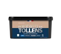 Tollens - Peinture Couleur - Murs, Boiseries & Radiateurs - La Sélection Premium - Pièces sèches - Ultra couvrante - Résistante - Ultra rapide - Ecolabel - Mat - BRUN ANTILOPE - 2L5 = 30m²