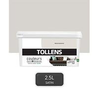Tollens - Peinture Couleurs - Murs et Boiseries - Toutes pièces - Ultra résistante - Satin - Beige Elégant- 2,5L = 30m2