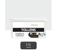 Tollens - Peinture Couleurs - Murs et Boiseries - Toutes pièces - Ultra résistante - Satin - Broderie - 2,5L = 30m2