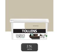 Tollens - Peinture Couleurs - Murs et Boiseries - Toutes pièces - Ultra résistante - Satin - Ficelle - 2,5L = 30m2