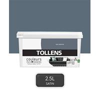 Tollens - Peinture Couleurs - Murs et Boiseries - Toutes pièces - Ultra résistante - Satin - Gris Création - 2,5L = 30m2