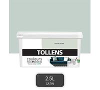 Tollens - Peinture Couleurs - Murs et Boiseries - Toutes pièces - Ultra résistante - Satin - Touche de Vert - 2,5L = 30m2