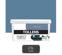 Tollens - Peinture Couleurs - Murs et Boiseries - Toutes pièces - Ultra résistante - Satin - Touche Industrielle - 2,5L = 30m2
