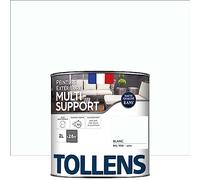 Tollens Peinture extérieure multisupport - Ultra résistante Haute qualité - Satin - Blanc - 2L = 28m2