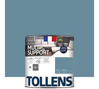 Tollens Peinture extérieure multisupport - Ultra résistante Haute qualité - Satin - Bleu Iceberg - 2L = 28m2