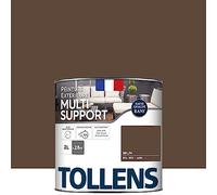 Tollens Peinture extérieure multisupport - Ultra résistante Haute qualité - Satin - Brun - 2L = 28m2