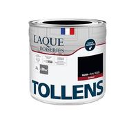 Tollens - Peinture, Laque, Ultra Résistante, Multisupport, Brillant Noir, 2L = 28m2