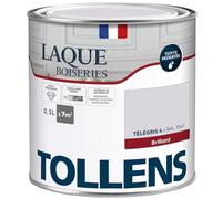 Tollens - Peinture, Laque, Ultra Résistante, Multisupport, Brillant Télégris, 0.5L = 7m2