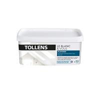 Tollens - Peinture Plafond Blanc - Toutes pièces - Limite les Traces de Rouleau - Monocouche - Blanc Mat 2,5L = 30m2
