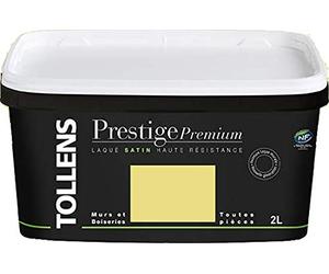 TOLLENS Prestige PM Peinture Murs, Meubles et Boiseries Satin Vert Anis 2L 28 M²
