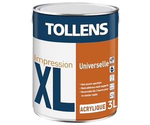 Tollens Sous couche Professionnelle - Multi-supports XL Impression UNIVERSELLE - Toutes pièces - 3L = 30m2