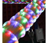 TolleTour 10M LED Tube lumineux Tube lumineux Chaîne lumineuse pour l'extérieur et l'intérieur avec 240 LED Eclairage de Noël Décoration multicolore